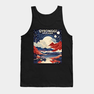 Gyeonggi South Korea Starry Night Travel Tourism Retro Vintage Tank Top